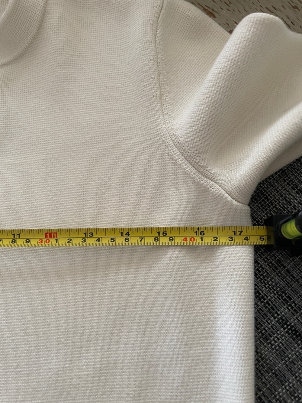 Talbots Cream Knit Button-Front Cardigan - Picture 5 of 8
